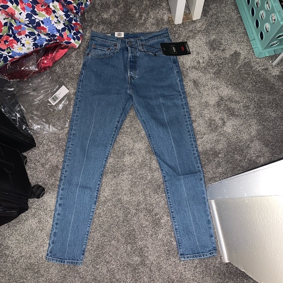 LEVIS ORIGINAL 501 SKINNY JEANS W26L26 - Picture 4 of 4